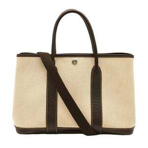 Hermes Garden Party Tote Toile And #218440H26B